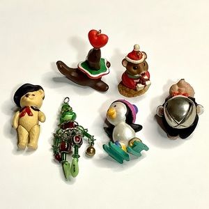Vintage Hallmark Keepsake Animal Ornaments Bundle